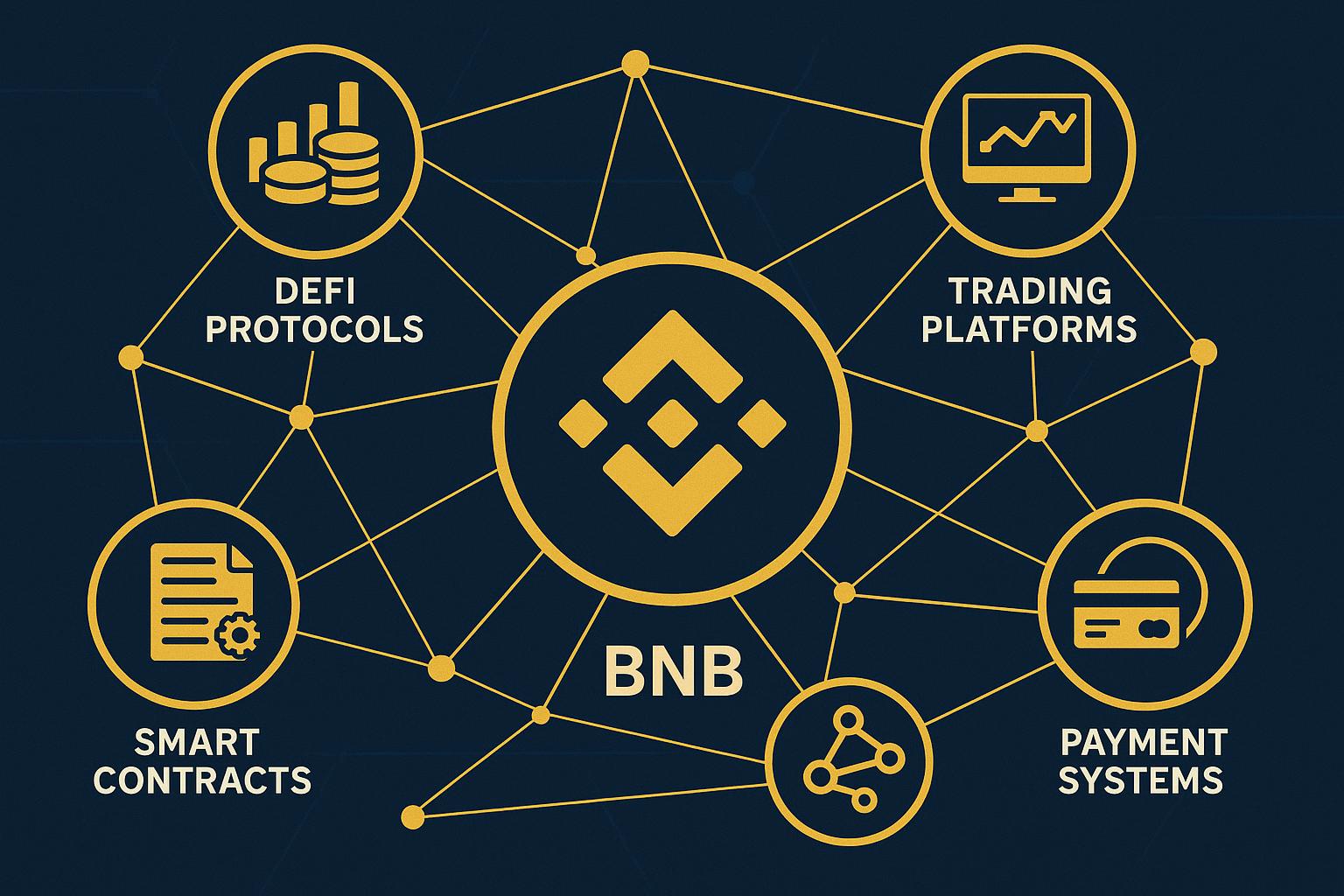 Illustration showing the diverse BNB ecosystem.
